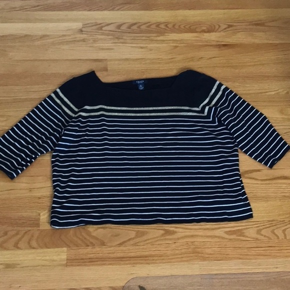 CHAPS Boat Neck Top - Picture 1 of 3